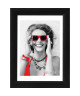 Cadre photo Athenes  21x29,7  Noir  Moulure 30x12mm