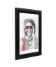 Cadre photo Athenes  21x29,7  Noir  Moulure 30x12mm