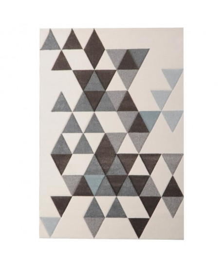 ELLA Tapis de salon 120x170cm  Blanc