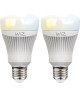 WIZ SMART Lot de 2 Ampoules LED connectées E27 11,5W équivalent a 60 W blanc chaud a blanc froid