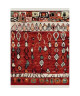 MAROKKO Tapis de salon 120x170 cm  Rouge et Beige