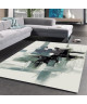 BELIS Tapis 160x230 cm gris et bleu