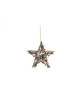 Étoile de Noël lumineuse en bois 30 x30 x7 cm