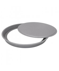 IMF Moule a tarte rond fond amovible Steel  Ř 27 cm