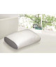 DORMIPUR Oreiller mousse a mémoire de forme Juno confort soft 40x60 cm blanc