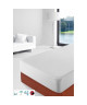 STIPI Protegematelas PU Respirant Imperméable 100% Coton 90x190 cm blanc