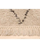 MOGADOR Tapis de salon berbere aspect laineux avec franges  100% Polypropylene  100 x 150 cm  Beige