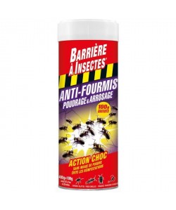 BARRIERE A INSECTES AntiFourmis poudrage & arrosage  400 g  100 g gratuits
