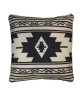 Coussin KILIM Coton 40x40 cm LIMA noir