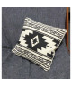 Coussin KILIM Coton 40x40 cm LIMA noir