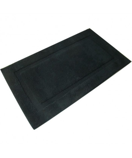 JEAN ALAN Tapis de bain ALASKA 100% coton 70x120 cm  Noir