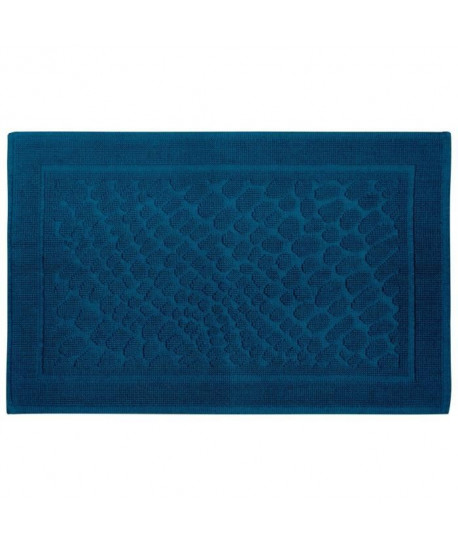 VENT DU SUD Tapis éponge THALIA  50x80 cm  Bleu cobalt