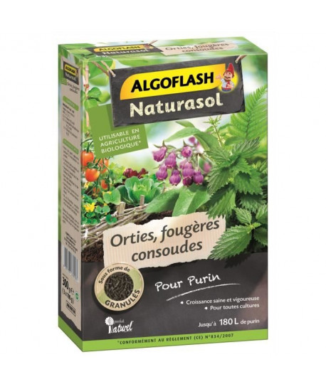 ALGOFLASH NATURASOL Orties, fougeres, consoudes pour purin  300 g
