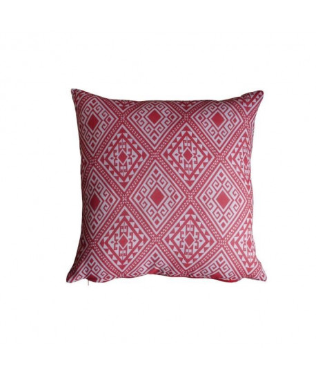 O\'CBO Coussin déhoussable AZTEQUES 55x55 cm  Rouge