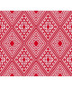 O\'CBO Coussin déhoussable AZTEQUES 55x55 cm  Rouge