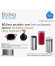 KITCHEN MOVE Distributeur automatique de savon en inox 330 ml