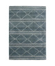 Tapis de salon Wool style ethnique 160x230 cm bleu