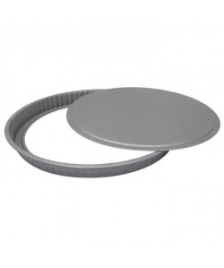 IMF Moule a tarte fond amovible Steel  Ř 31 cm