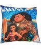 VAIANA Coussin 40x40 cm bleu et marron