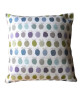 O\'CBO Coussin déhoussable TROPIC ANANAS 42x42 cm  Violet, vert et beige