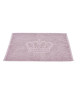 DONE Tapis de bain Crown  50x70 cm  Vieux rose