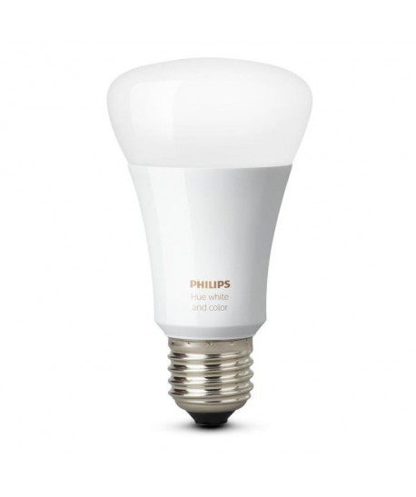 PHILIPS Hue White&Colors Ampoule LED connectée E27 10 W équivalent a 60 W