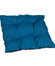 JARDIN PRIVE Coussin de chaise flocons COLORS 38x38x8cm  Pétrole