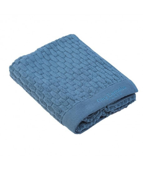 GUY LAROCHE Drap de bain Palazzo  100% coton  550 g/m˛  70x140 cm  Bleu pétrole