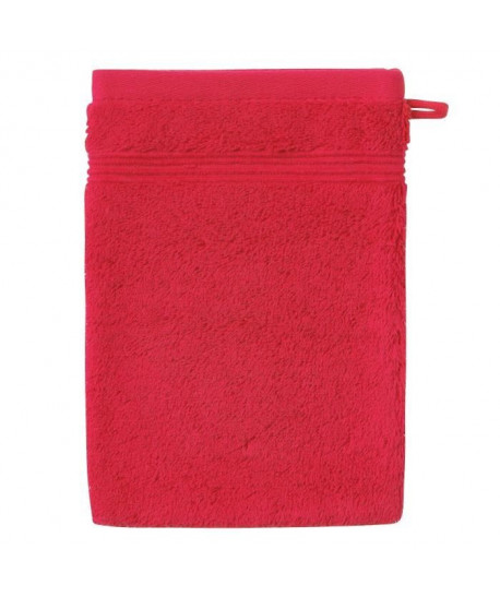 SANTENS Gant de toilette GRACE 16x22 cm  Lipstick rouge