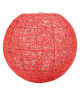 SEMA Lustre  Suspension Boule Rouge  D30cm