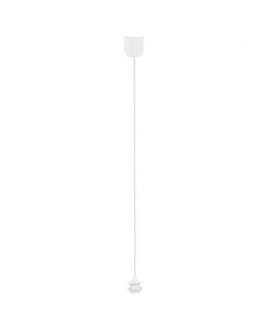 SEMA Cordon électrique pour Lustre  suspension 6,5x80 cm blanc