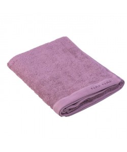 NAF NAF Drap de bain 100% coton Casual  100x150 cm  Violet mauve