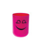 SMILING Gobelet salle de bain  9x7x7cm  Rose