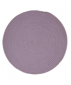 TAM TAM Tapis en coton  70 cm  Lilas