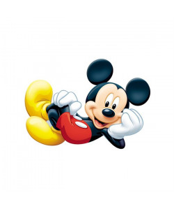 MICKEY Tapis découpé 50x80cm