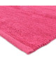 CHENILLE Tapis en coton  55x85 cm  Framboise