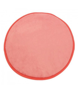 FLANELLE Tapis Rond 70 cm Corail