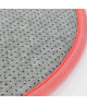 FLANELLE Tapis Rond 70 cm Corail