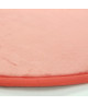 FLANELLE Tapis Rond 70 cm Corail