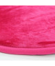 FLANELLE Tapis Rond 70 cm Fuchsia