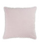 DEKOANDCO Coussin Chinny blush  Blanc lin  40 x 40 cm