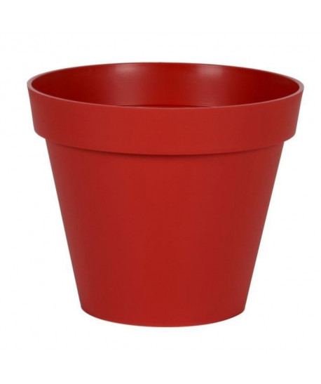 EDA Pot de fleur rond Toscane  Ř 48 x H 40 cm  43 L  Rouge rubis