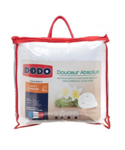 DODO Couette chaude 400gr/m˛ DOUCEUR ABSOLUE 200x200 cm blanc
