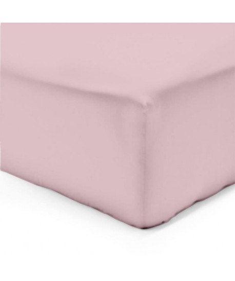 VISION Drap housse 200x200cm ROSE