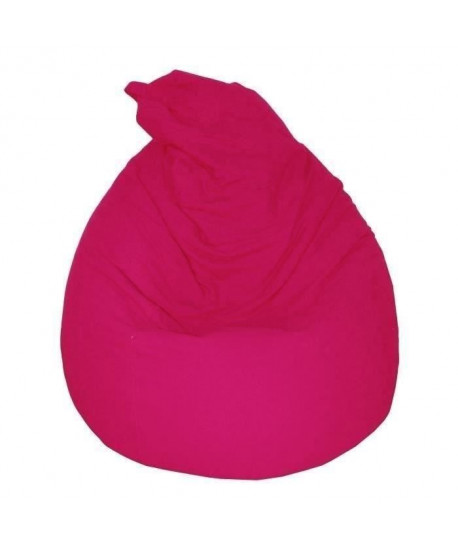 LANA Poire pouf en coton Ř75x110 cm fuchsia