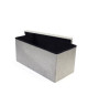 Banc pouf coffre de rangement pliable 76,2x37,5x37,5 cm
