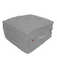 Coussin de sol 3 plis 100% coton 60x60x180 cm  Gris clair