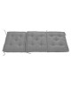 Coussin de sol 3 plis 100% coton 60x60x180 cm  Gris clair