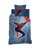 SPIDERMAN TOWER Parure de Couette enfant Coton 140 x 200 cm