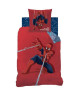 SPIDERMAN TOWER Parure de Couette enfant Coton 140 x 200 cm